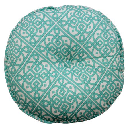 Waverly Modern Poetic Round Button-Tufted Decorative Pillow PC Fallon Co