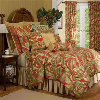 Captiva Queen Thomasville Comforter Set (15" bedskirt)