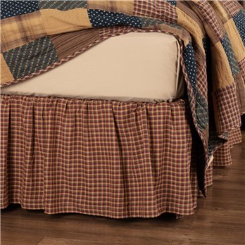 Patriotic Patch King Bed Skirt 78x80x16