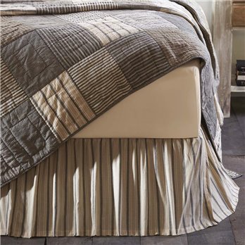 Sawyer Mill Charcoal King Bed Skirt 78x80x16