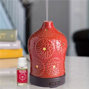 Essential Oil Diffuser by Airomé with Claire Burke Applejack & Peel Fragrance Oil