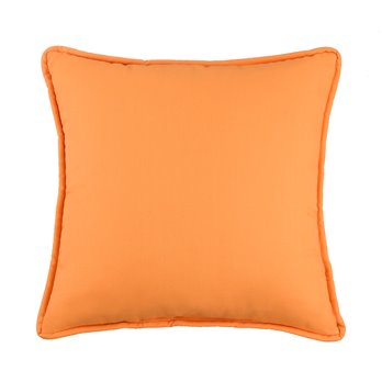 West Bay Solid Square Pillow - Tangerine