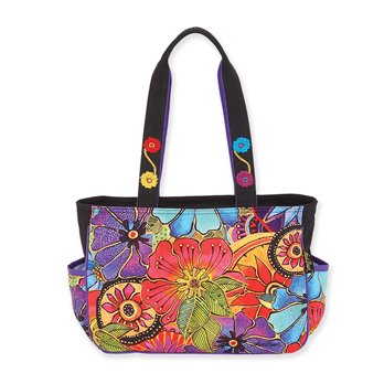 Laurel Burch Floral Medium Tote