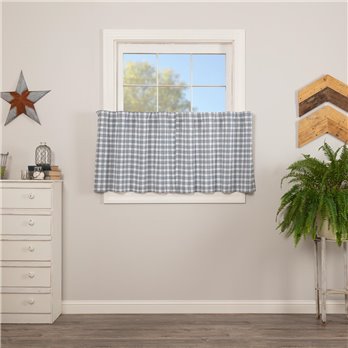 Sawyer Mill Blue Plaid Tier Set of 2 L24xW36