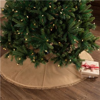 Yuletide Burlap Tan Tree Skirt 48