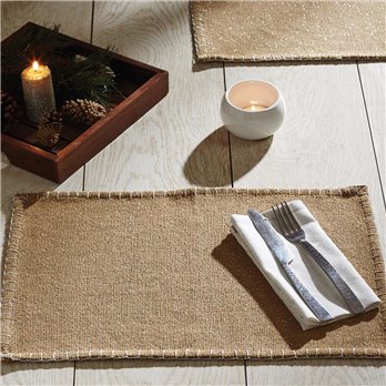 Nowell Natural Placemat Set of 6 12x18