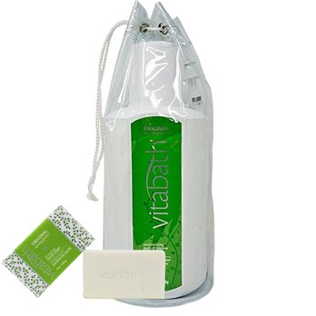 Vitabath Original Spring Green Gallon Size Bath & Shower Gelee with Bar Soap Free Ship Pack