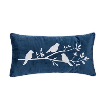 Bird Branch Throw Pillow