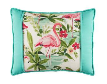 Floridian Flamingo Large Breakfast Pillow