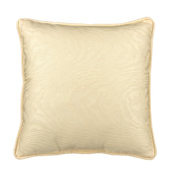 Ivory Moire Square Pillow