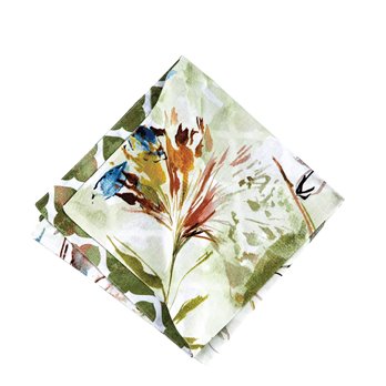 Watercolor Floral Napkin