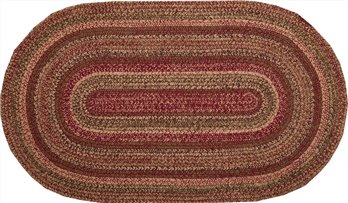 Cider Mill Jute Rug Oval w/ Pad 27x48