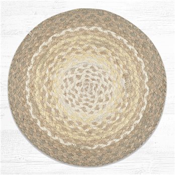 Natural Jute Braided Chair Pad 15.5"x15.5"