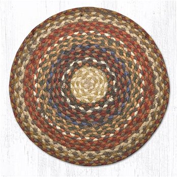 Honey/Vanilla/Ginger Jute Braided Chair Pad 15.5"x15.5"