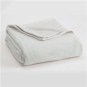 Vellux King Star White Microfleece Blanket