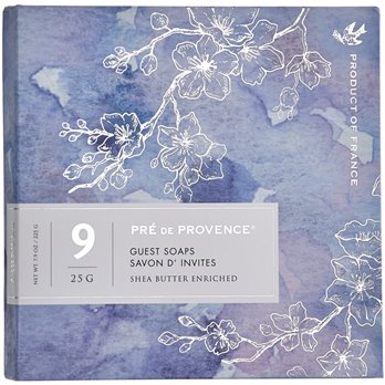 Pre de Provence Guest Soaps Set of 9 (Classic scents, blue box)