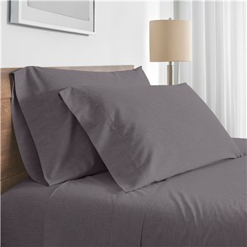 Modern Living 300 Thread Count Standard Graphite Pillowcase Pair