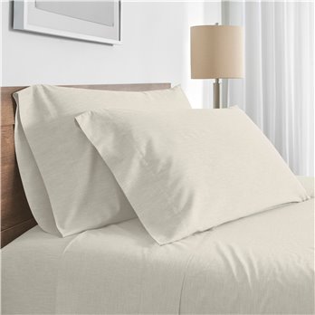 Modern Living 300 Thread Count Standard Cream Pillowcase Pair