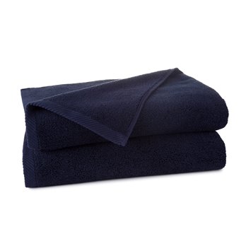 Izawa Quick Dry Navy 2-Piece Bath Towel Set