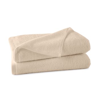Izawa Low Lint Tan 2 Piece Bath Towel Set