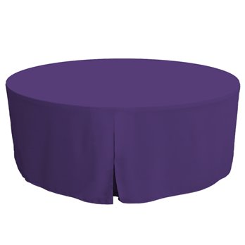 Tablevogue 72-Inch Violet Round Table Cover