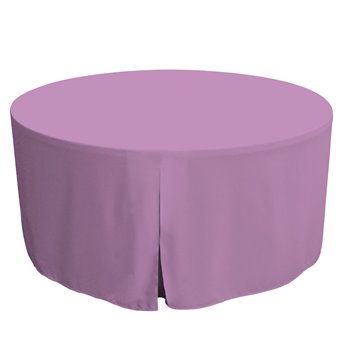 Tablevogue 60-Inch Lilac Round Table Cover
