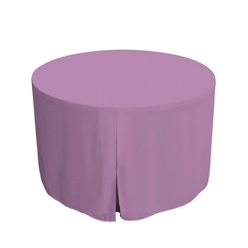 Tablevogue 48-Inch Lilac Round Table Cover