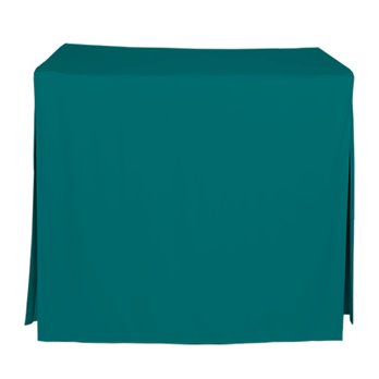 Tablevogue 34-Inch Square Peacock Table Cover