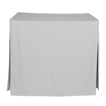 Tablevogue 34-Inch Square Silver Table Cover