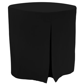 Tablevogue 30-Inch Black Round Table Cover