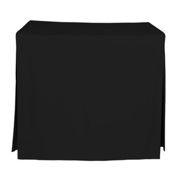 Tablevogue 34-Inch Square Black Table Cover