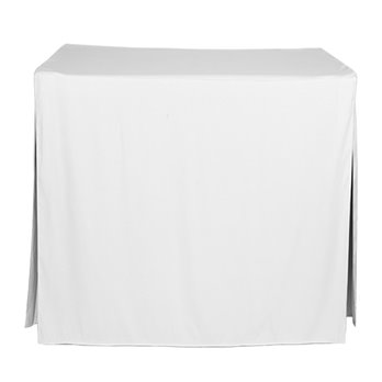 Tablevogue 34-Inch Square White Table Cover