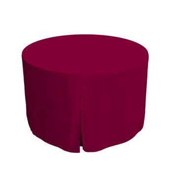Tablevogue 48-Inch Garnet Round Table Cover
