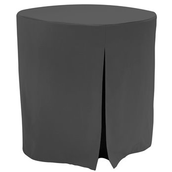 Tablevogue 30-Inch Charcoal Round Table Cover