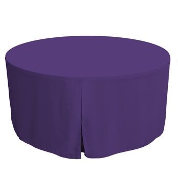 Tablevogue 60-Inch Violet Round Table Cover