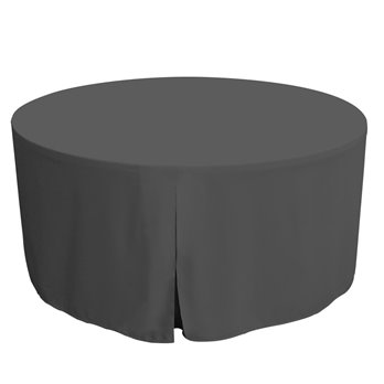 Tablevogue 60-Inch Charcoal Round Table Cover