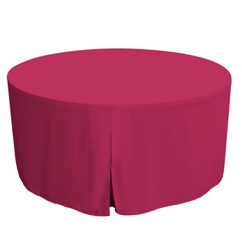 Tablevogue 60-Inch Fuchsia Round Table Cover