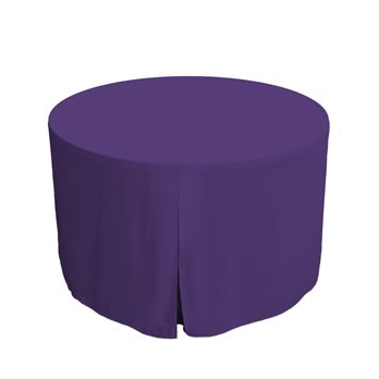 Tablevogue 48-Inch Violet Round Table Cover