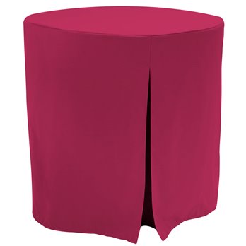 Tablevogue 30-Inch Fuchsia Round Table Cover