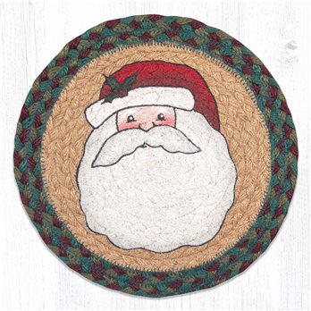 Santa Claus Printed Round Trivet 10"x10"