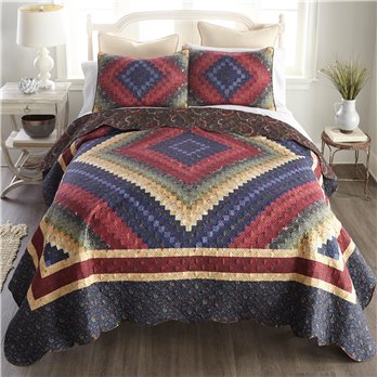 Chesapeake 3PC Polyester King Quilt Set