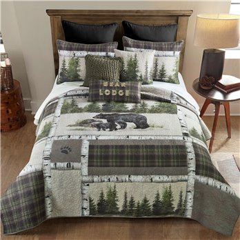 Bear Panels 2 Piece Twin Quilt Set