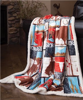 Wrangler Vintage Western throw