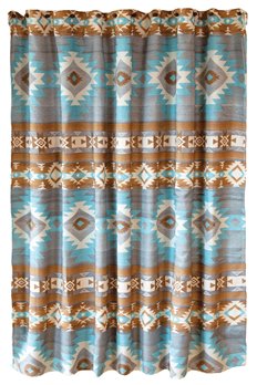 Wrangler Mesa Daybreak Southwestern Shower Curtain 72" x 72"