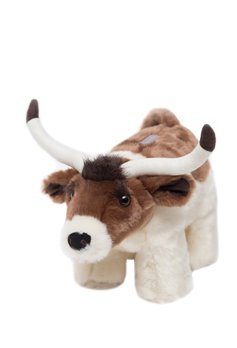 Carstens Plush Longhorn Cow Coin Bank