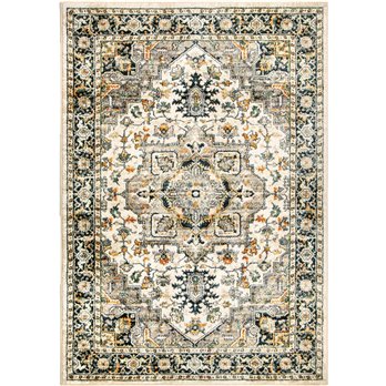 Heriz Distressed Ivory Rug (5'3"x7'6")