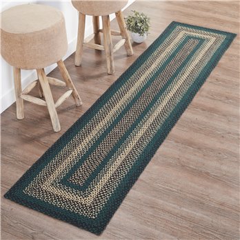 Pine Grove Jute Rug/Runner Rect w/ Pad 24x96