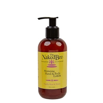 Naked Bee Vanilla, Rose & Honey Hand & Body Pump Lotion 8 oz