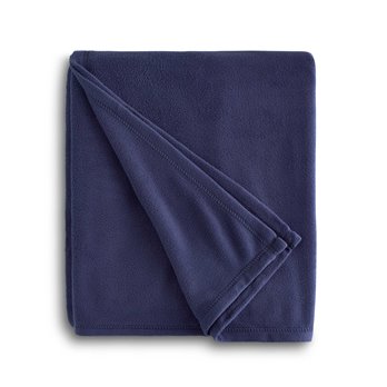 Martex Super Soft Fleece Twin Navy Blanket