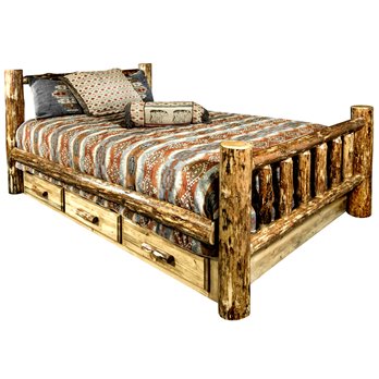 Glacier Cal King Bed w/ Storage